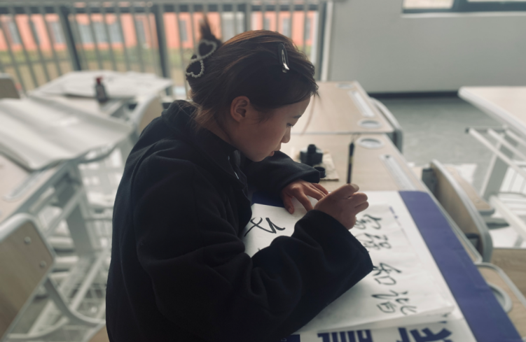 社會服務(wù)系舉辦“校園書法大賽”初賽