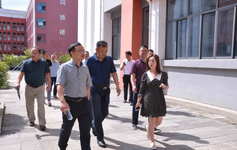 李涌、邱國援帶隊檢查技能大賽承辦項目準備情況