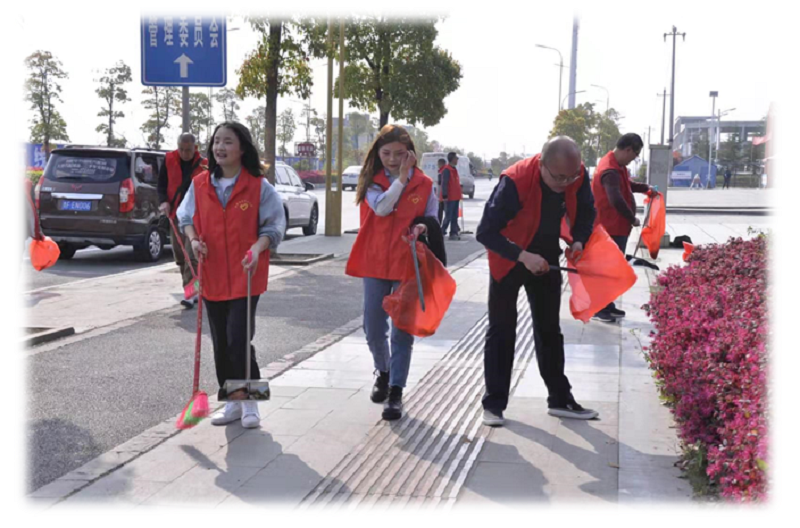 畢節(jié)工業(yè)職業(yè)技術學院黨群黨支部  開展“學黨史、辦實事，踐行雷鋒精神、為綠色環(huán)保獻力”主題黨日活動